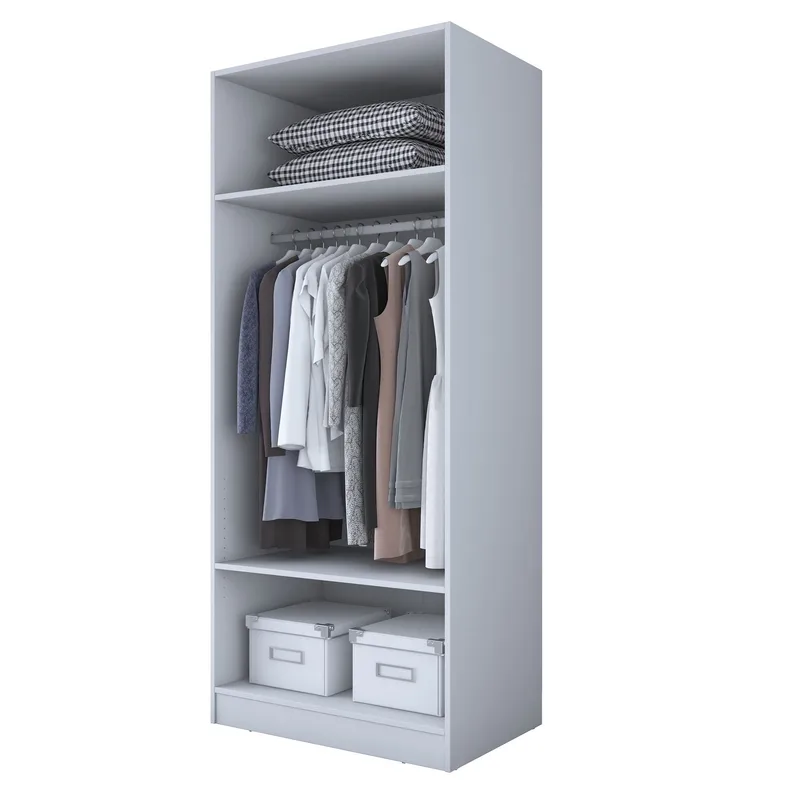 Sarnor Garderob 90x210x57,5 cm, Vit