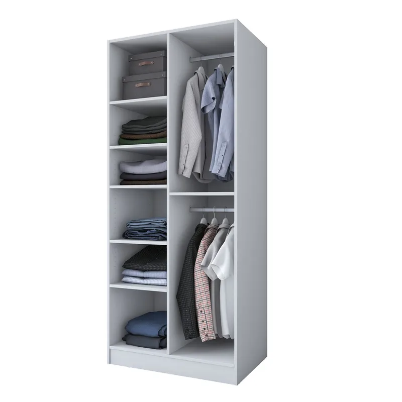 Sarnor Garderob 90x210x57,5 cm, Vit