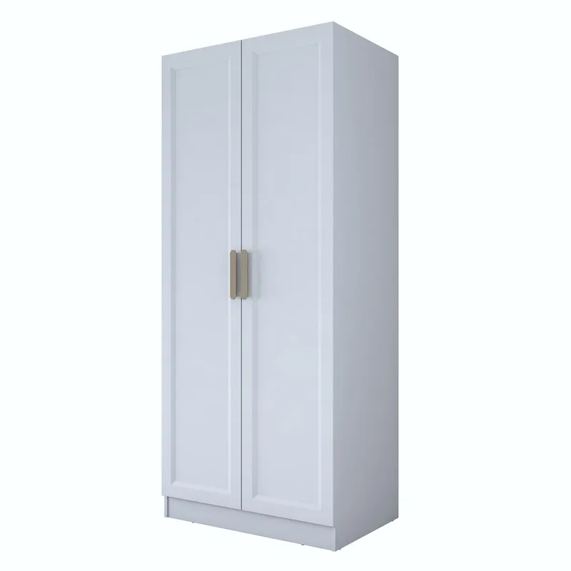 Sarnor Garderob 90x210x57,5 cm, Vit