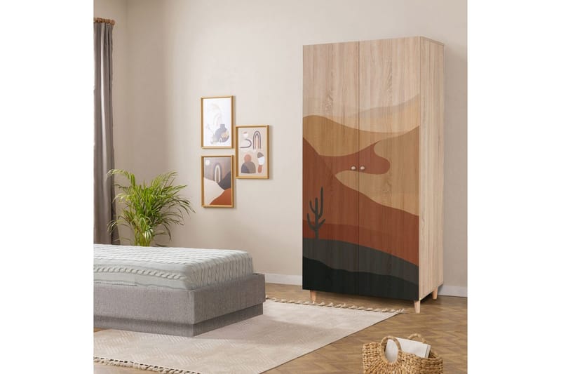 Selalesi Garderobsskåp 90x192 cm - Förvaring - Klädförvaring - Garderob & garderobssystem - Klädskåp & fristående garderob