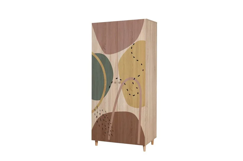 Selalesi Garderobsskåp 90x192 cm - Förvaring - Klädförvaring - Garderob & garderobssystem - Klädskåp & fristående garderob