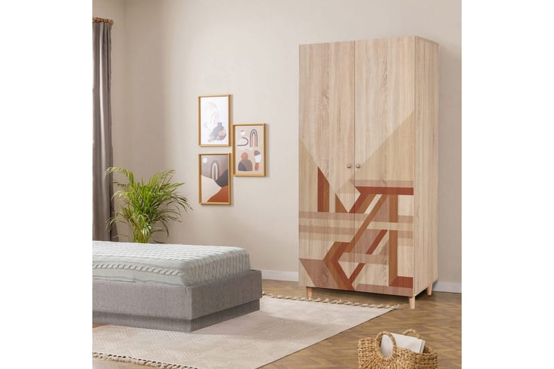 Selalesi Garderobsskåp 90x192 cm - Förvaring - Klädförvaring - Garderob & garderobssystem - Klädskåp & fristående garderob