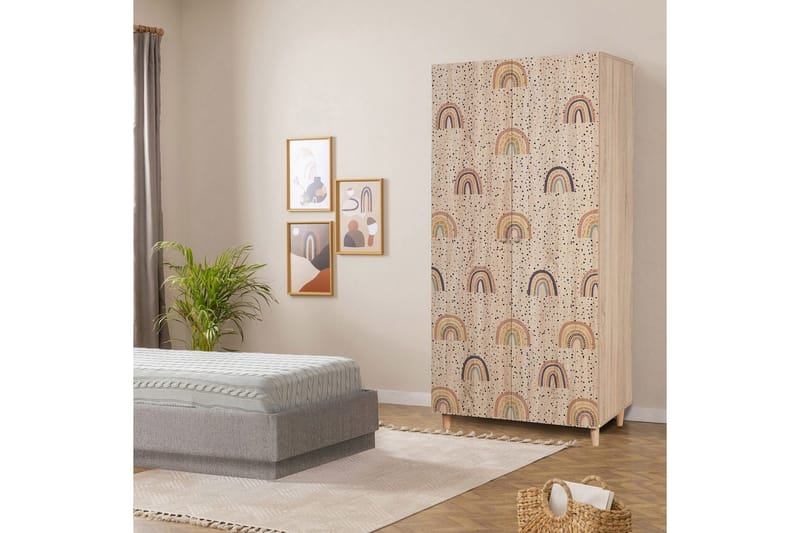 Selalesi Garderobsskåp 90x192 cm - Förvaring - Klädförvaring - Garderob & garderobssystem - Klädskåp & fristående garderob