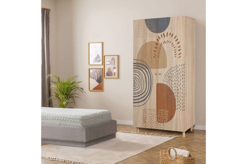 Selalesi Garderobsskåp 90x192 cm - Förvaring - Klädförvaring - Garderob & garderobssystem - Klädskåp & fristående garderob