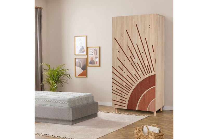 Selalesi Garderobsskåp 90x192 cm - Förvaring - Klädförvaring - Garderob & garderobssystem - Klädskåp & fristående garderob