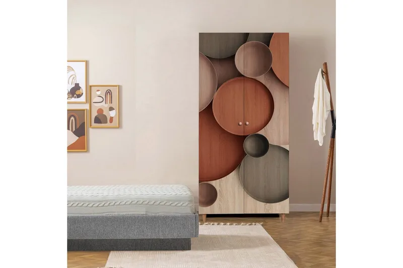 Selalesi Garderobsskåp 90x192 cm - Förvaring - Klädförvaring - Garderob & garderobssystem - Klädskåp & fristående garderob