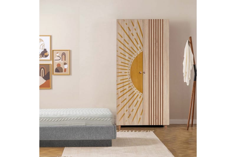 Selalesi Garderobsskåp 90x192 cm - Förvaring - Klädförvaring - Garderob & garderobssystem - Klädskåp & fristående garderob