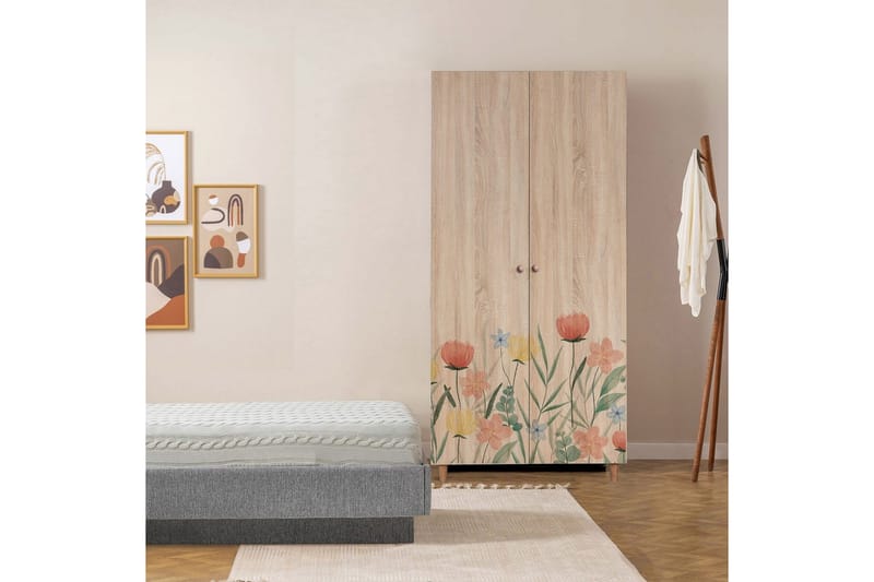 Selalesi Garderobsskåp 90x192 cm - Förvaring - Klädförvaring - Garderob & garderobssystem - Klädskåp & fristående garderob