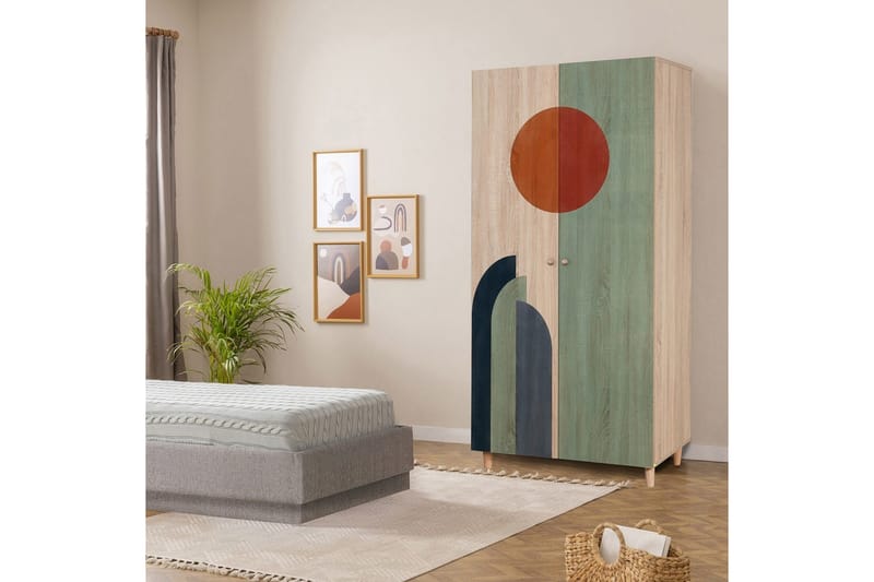 Selalesi Garderobsskåp 90x192 cm - Förvaring - Klädförvaring - Garderob & garderobssystem - Klädskåp & fristående garderob