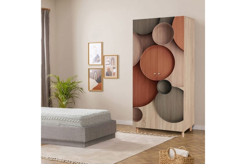 Selalesi Garderobsskåp 90x192 cm - Förvaring - Klädförvaring - Garderob & garderobssystem - Klädskåp & fristående garderob