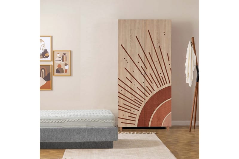 Selalesi Garderobsskåp 90x192 cm - Förvaring - Klädförvaring - Garderob & garderobssystem - Klädskåp & fristående garderob