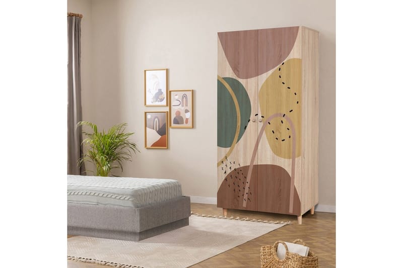 Selalesi Garderobsskåp 90x192 cm - Förvaring - Klädförvaring - Garderob & garderobssystem - Klädskåp & fristående garderob