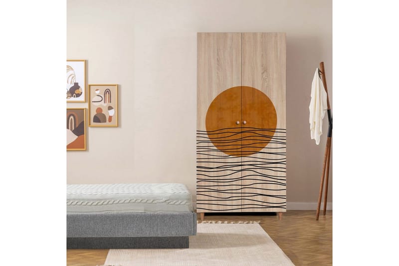 Selalesi Garderobsskåp 90x192 cm - Förvaring - Klädförvaring - Garderob & garderobssystem - Klädskåp & fristående garderob