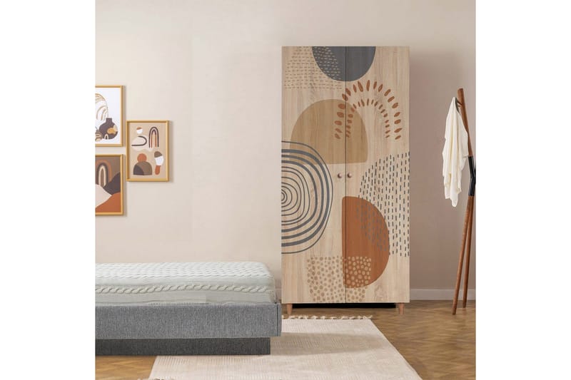 Selalesi Garderobsskåp 90x192 cm - Förvaring - Klädförvaring - Garderob & garderobssystem - Klädskåp & fristående garderob