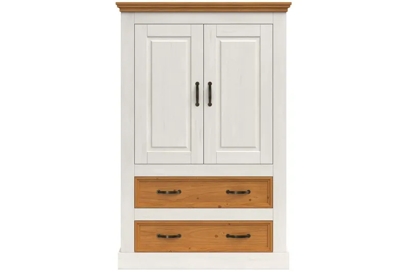 Selma Garderob 86x131 cm - Vit - Förvaring - Klädförvaring - Garderob & garderobssystem