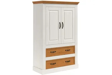 Selma Garderob 86x131 cm - Vit - Förvaring - Klädförvaring - Garderob & garderobssystem