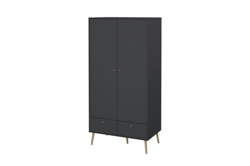 Shinta Garderobdsskåp 99x200 cm - Grå - Förvaring - Klädförvaring - Garderob & garderobssystem - Klädskåp & fristående garderob