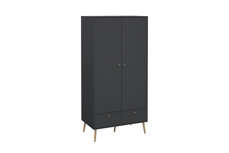 Shinta Garderobdsskåp 99x200 cm - Grå - Förvaring - Klädförvaring - Garderob & garderobssystem - Klädskåp & fristående garderob