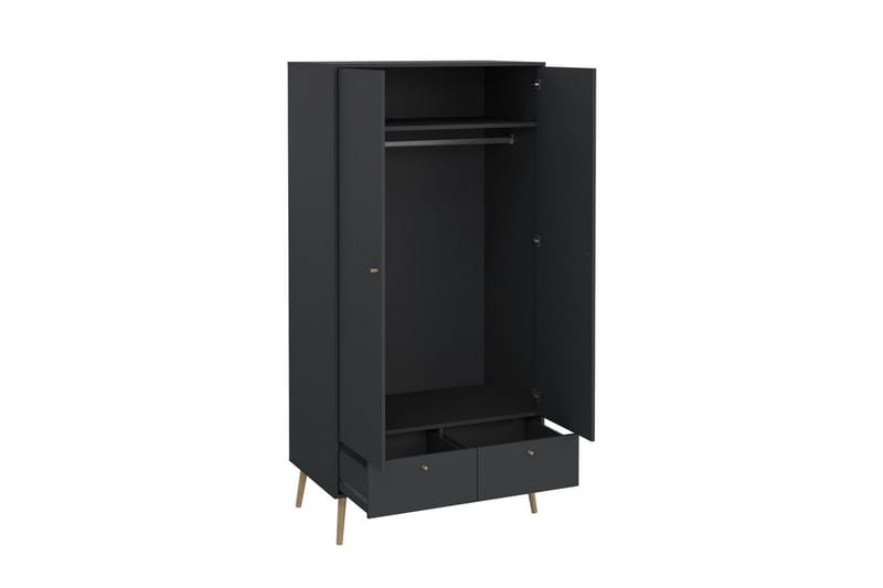 Shinta Garderobdsskåp 99x200 cm - Grå - Förvaring - Skoförvaring - Skoskåp