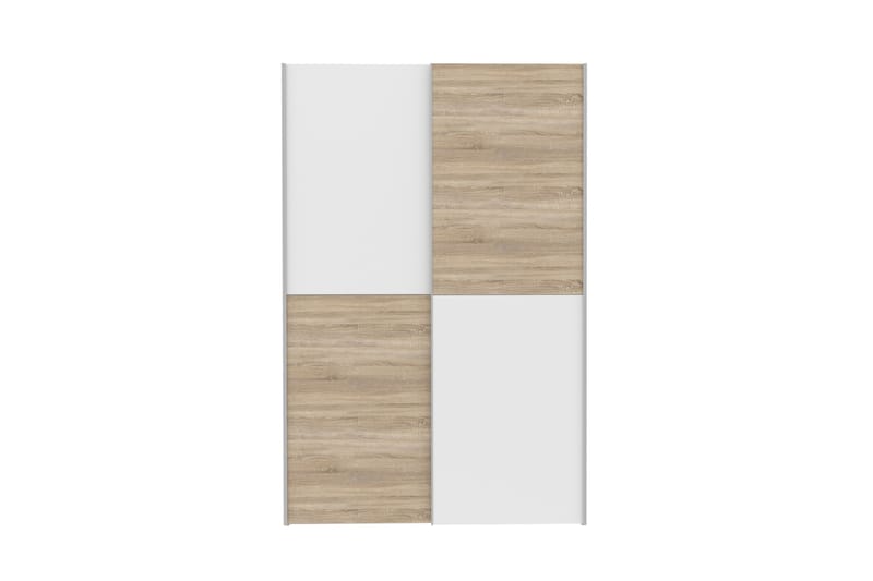 Shipts Garderob 62x120 cm - Brun/Vit - Förvaring - Klädförvaring - Garderob & garderobssystem