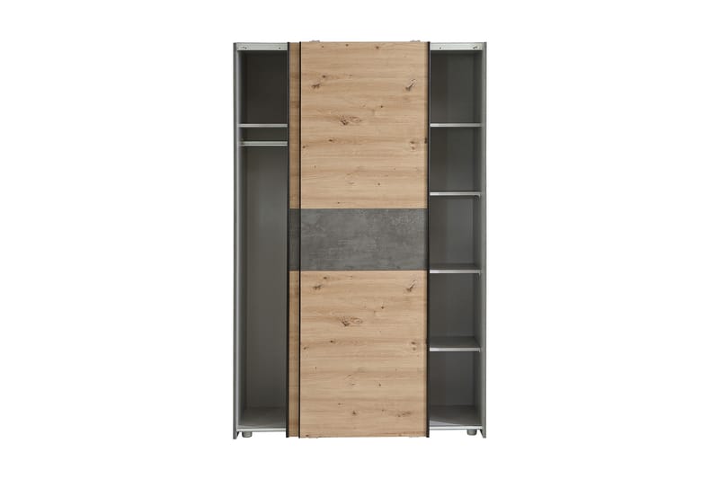 Shipts Garderob 62x120 cm - Ljus Natur/Grå - Förvaring - Klädförvaring - Garderob & garderobssystem