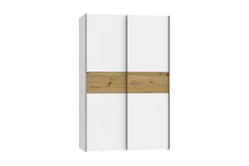 Shipts Garderob 62x120 cm - Vit/Brun - Förvaring - Klädförvaring - Garderob & garderobssystem