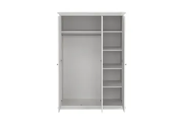 Shoiba Garderob 138,8x200,6 cm - Vit - Förvaring - Klädförvaring - Garderob & garderobssystem