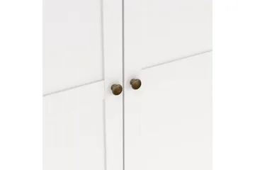 Shoiba Garderob 138,8x200,6 cm - Vit - Förvaring - Klädförvaring - Garderob & garderobssystem