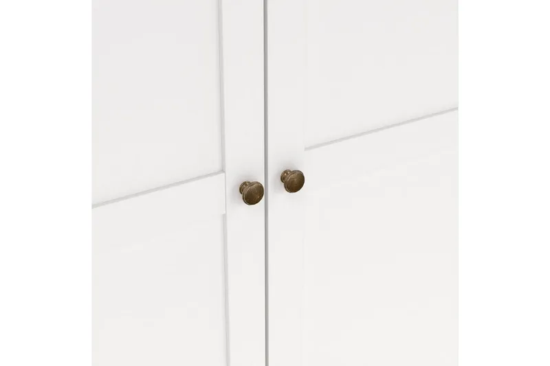 Shoiba Garderob 138,8x200,6 cm - Vit - Förvaring - Klädförvaring - Garderob & garderobssystem