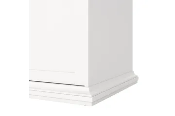Shoiba Garderob 138,8x200,6 cm - Vit - Förvaring - Klädförvaring - Garderob & garderobssystem