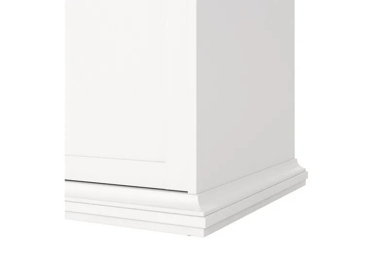 Shoiba Garderob 138,8x200,6 cm - Vit - Förvaring - Klädförvaring - Garderob & garderobssystem