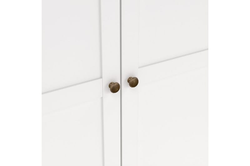 Shoiba Garderob 138,8x200,6 cm - Vit - Förvaring - Klädförvaring - Garderob & garderobssystem