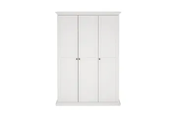 Shoiba Garderob 138,8x200,6 cm - Vit - Förvaring - Klädförvaring - Garderob & garderobssystem