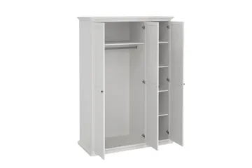 Shoiba Garderob 138,8x200,6 cm - Vit - Förvaring - Klädförvaring - Garderob & garderobssystem