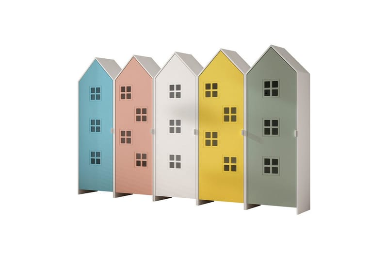 Skåp Casami 5-delar med Dörrar - Förvaring - Klädförvaring - Garderob & garderobssystem - Klädskåp & fristående garderob