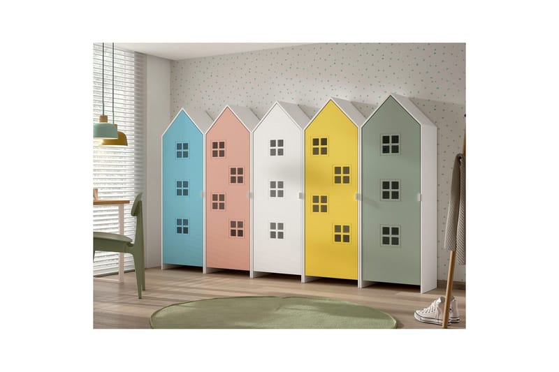 Skåp Casami 5-delar med Dörrar - Förvaring - Klädförvaring - Garderob & garderobssystem - Klädskåp & fristående garderob