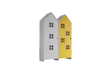 Skåp Casami Brygge 2-delad med 2 dörrar Gul/Vit