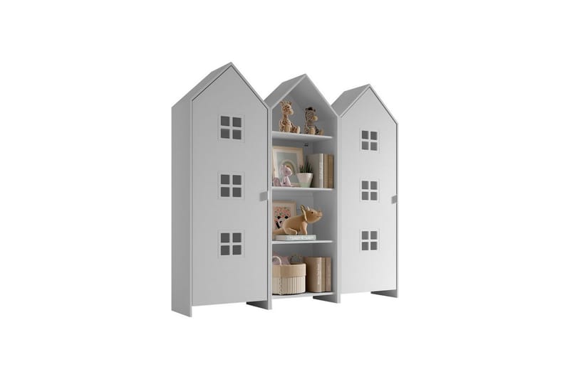 Skåp Casami Brygge 3-delad med 1 öppen enhet Vit, Vit