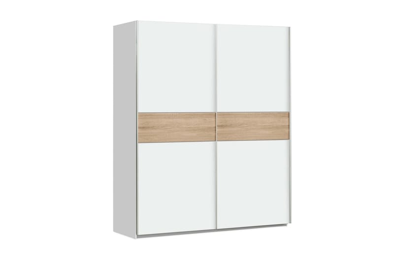Slosser Garderob 150x191 cm - Vit - Förvaring - Klädförvaring - Garderob & garderobssystem