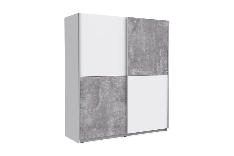 Slosser Garderob 170x191 cm, Grå