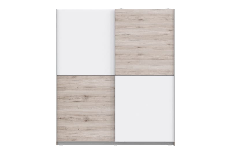 Slosser Garderob 170x191 cm - Ljusbrun - Förvaring - Klädförvaring - Garderob & garderobssystem