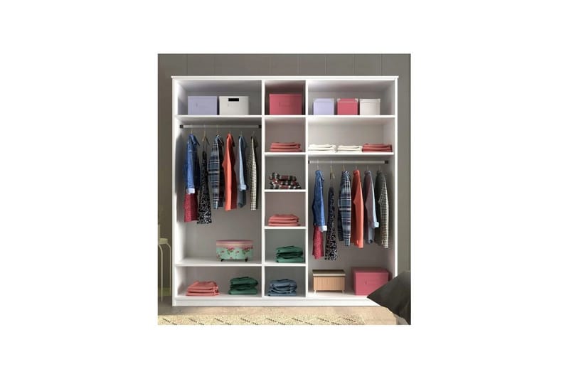 Sorrel Garderobsskåp 175x184 cm - Förvaring - Klädförvaring - Garderob & garderobssystem - Klädskåp & fristående garderob