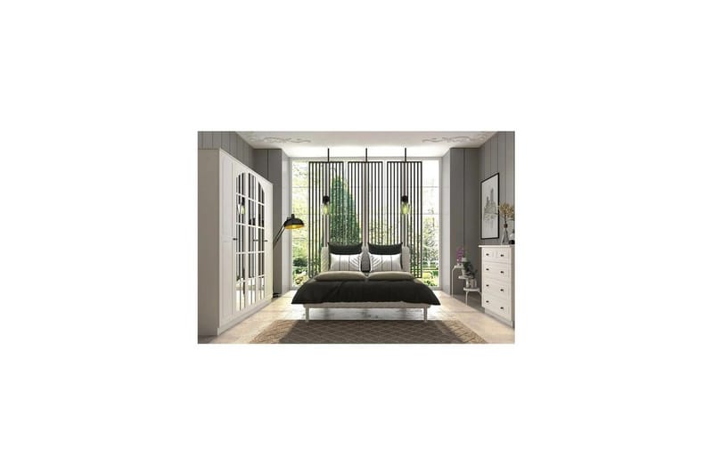 Sorrel Garderobsskåp 175x210 cm - Matt Vit - Förvaring - Klädförvaring - Garderob & garderobssystem - Klädskåp & fristående garderob