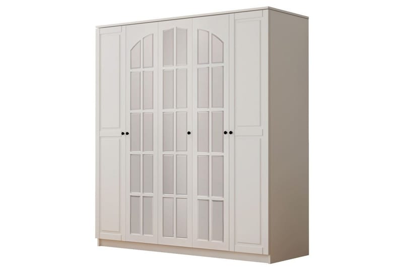 Sorrel Garderobsskåp 175x210 cm, Matt Vit