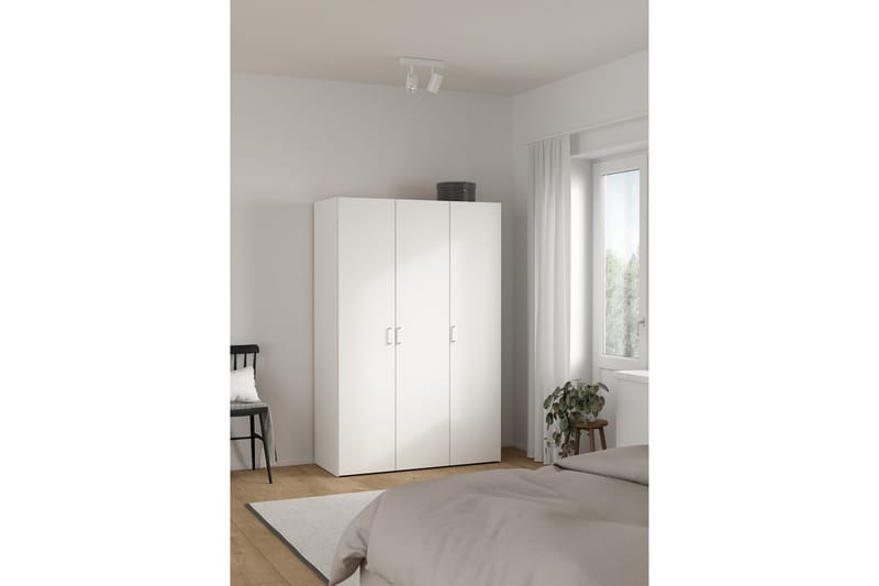 Space Garderob 116x175 cm - Vit - Förvaring - Klädförvaring - Garderob & garderobssystem