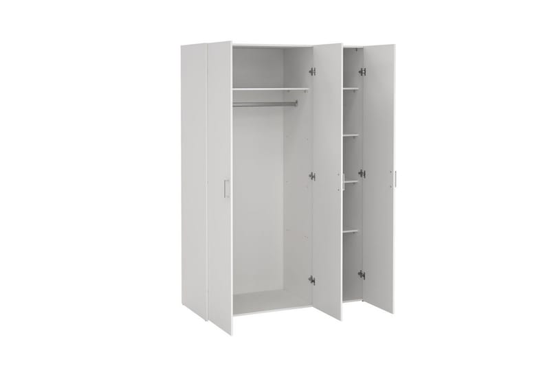 Space Garderob 116x175 cm - Vit - Förvaring - Klädförvaring - Garderob & garderobssystem