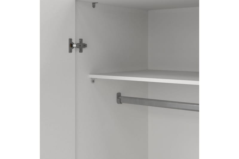 Space Garderob 78x175 cm - Vit - Förvaring - Klädförvaring - Garderob & garderobssystem