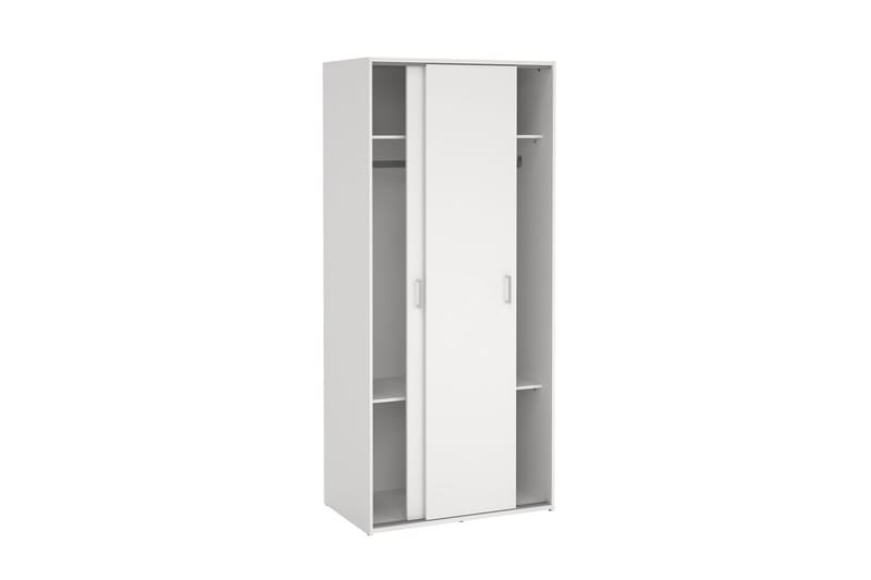 Space Garderob 78x175 cm - Vit - Förvaring - Klädförvaring - Garderob & garderobssystem