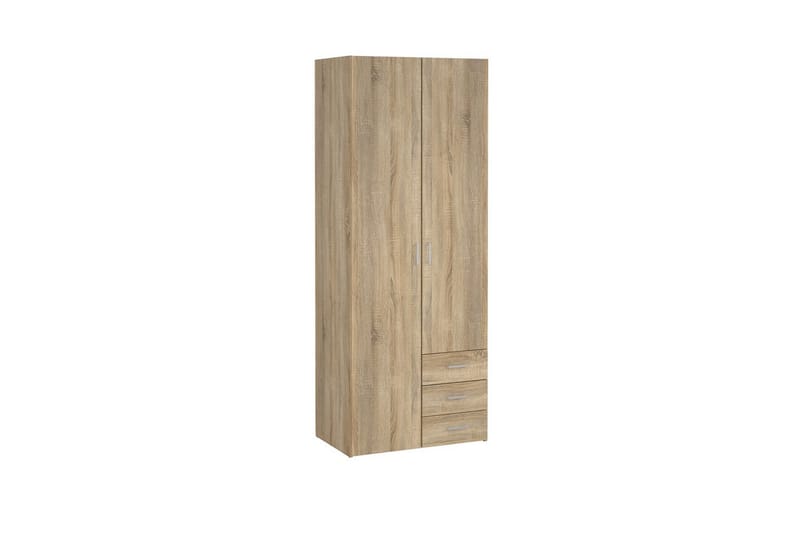 Space Garderob 78x200 cm - Natur - Förvaring - Klädförvaring - Garderob & garderobssystem