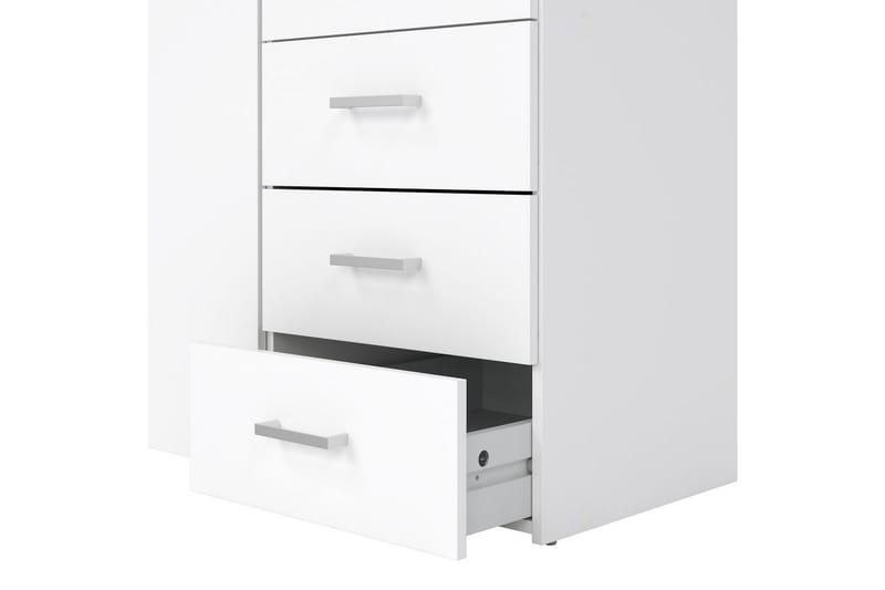 Space Garderob 78x200 cm - Vit - Förvaring - Klädförvaring - Garderob & garderobssystem
